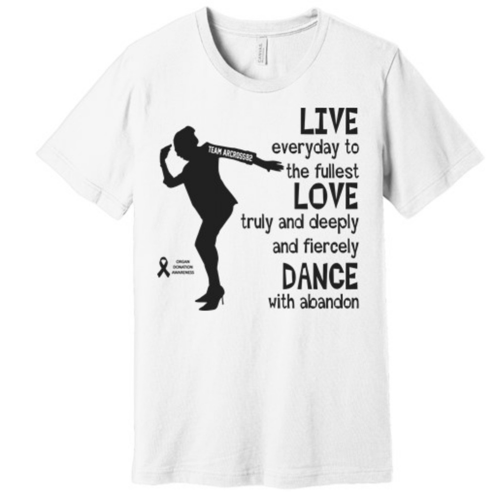 5⭐ Unisex Dance TEAM ARCROSS82 Black Print Tee - Picture 3 of 7